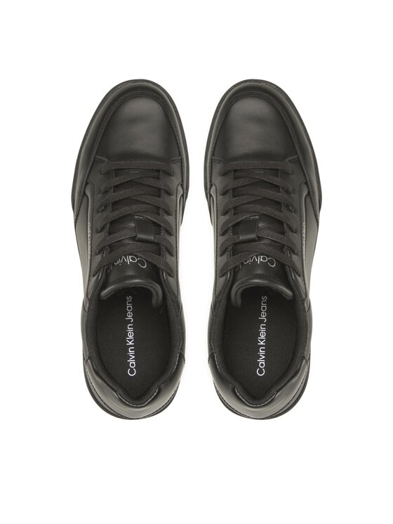 Calvin Klein Superge Calvin Klein Low Top Lace Up Lth HM0HM00821 Črna