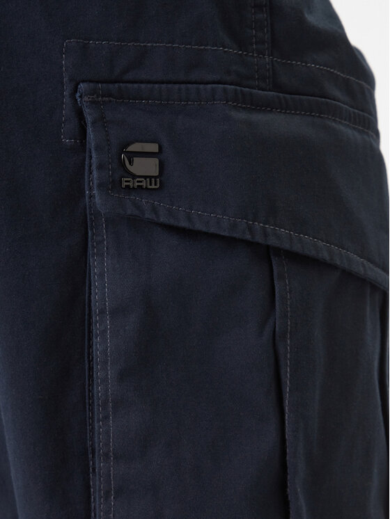 G-STAR G-Star Raw Stoffhose Rovic 3D D02190 Dunkelblau Regular Fit