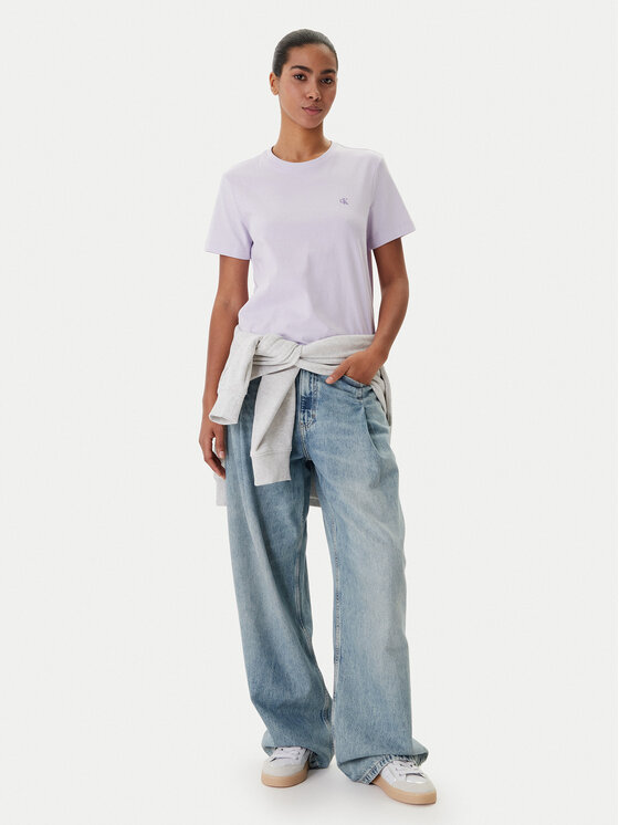 Calvin Klein Jeans Calvin Klein Jeans Camiseta Monogram LV047B224G Violeta Regular Fit