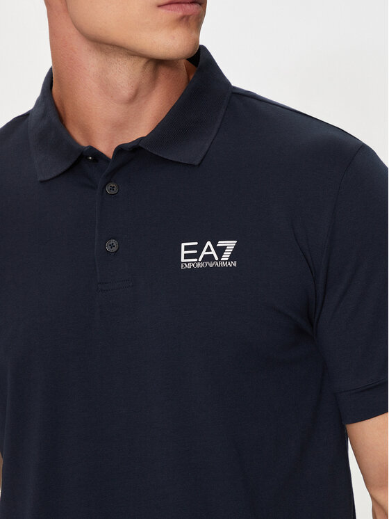 EA7 Emporio Armani EA7 Emporio Armani Поло 8NPF14 PJVQZ 0562 Cиній Regular Fit