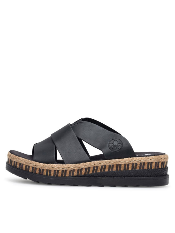Rieker Espadrilles Rieker V7989-00 Fekete