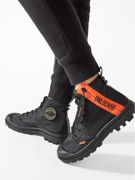Palladium Pohodni čevlji Palladium Pampa Unlocked 77239-010-M Črna