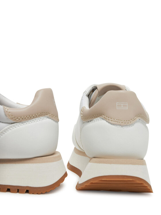 Tommy Hilfiger Laisvalaikio batai Tommy Hilfiger Low Cut Lace-Up Sneaker T3A9-33758-1695 M Balta