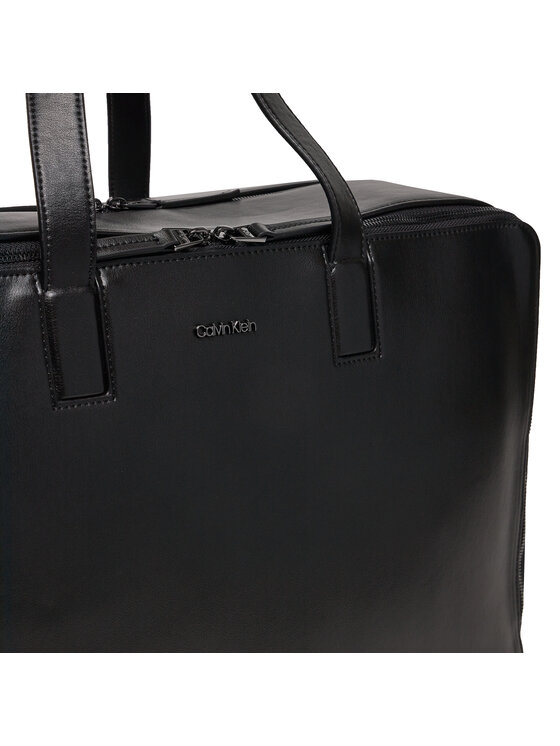 Calvin Klein Geantă de weekend Calvin Klein Line Qulit Pu Weekender K50K511880 Negru