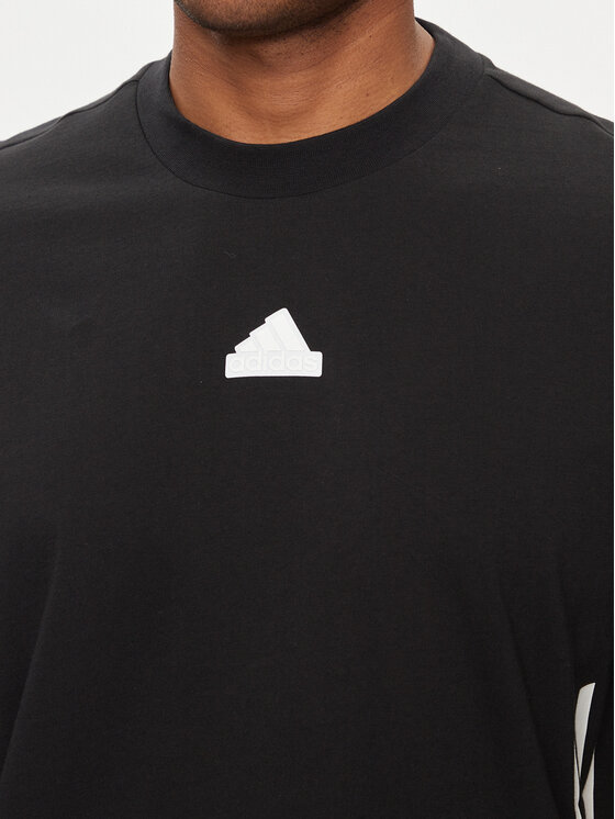 adidas adidas T-shirt Future Icons 3-Stripes IR9166 Nero Loose Fit