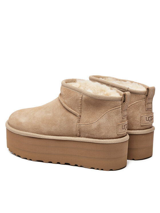 Ugg Снігоходи Ugg Classic Ultra Mini Platform 1135092 Бежевий