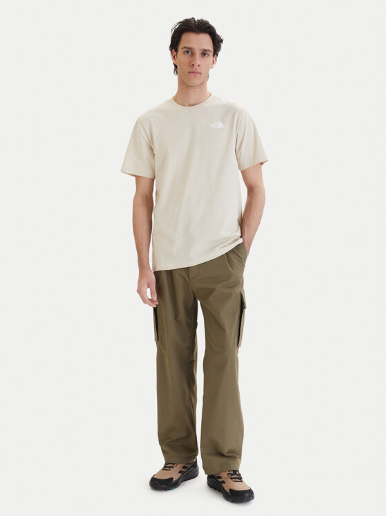 The North Face The North Face Camiseta NSE Box NF0A8GV2 Beis Regular Fit