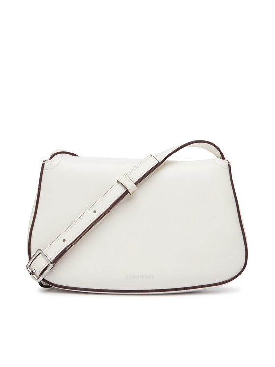 Calvin Klein Ročna torba Calvin Klein Ck Flap Camera Bag LV04F3421G Bela