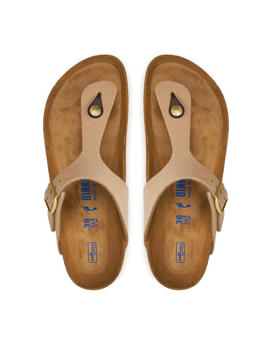 Birkenstock В'єтнамки Birkenstock Gizeh 1019014 Бежевий