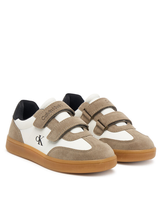 Calvin Klein Sportcipők Calvin Klein Low Cut Velcro Sneaker V1X9-83443-0318 S Bézs