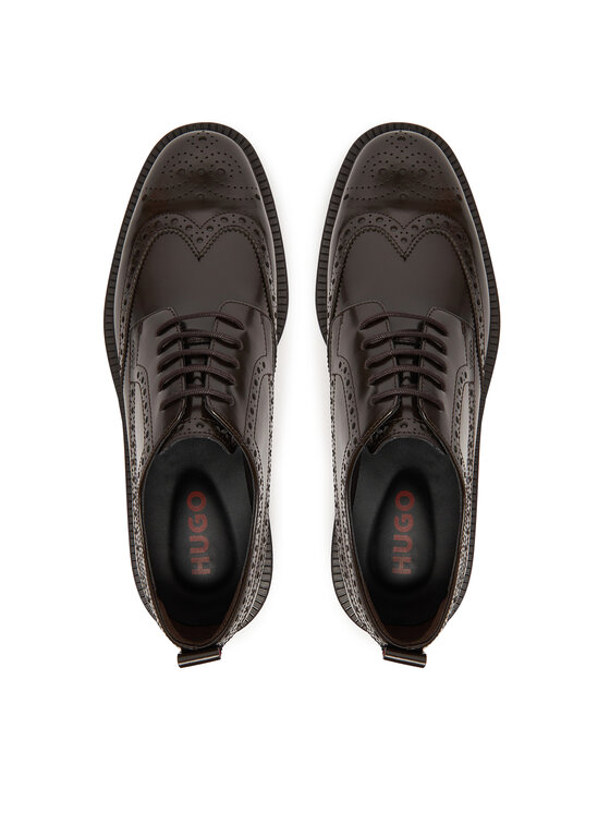 HUGO Polobotky HUGO Lysander 50548655 Hnědá