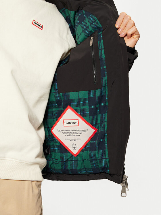 Hunter Hunter Télikabát HARM0005242 Fekete Regular Fit