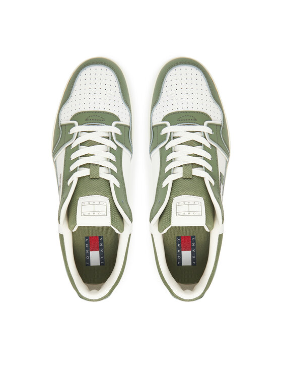 Tommy Jeans Sneakersy Tommy Jeans Tjm Retro Basket EM0EM01610 Biały