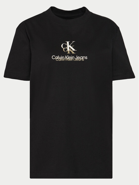 Calvin Klein Jeans Calvin Klein Jeans T-shirt Shadow Graphic J20J225545 Nero Regular Fit