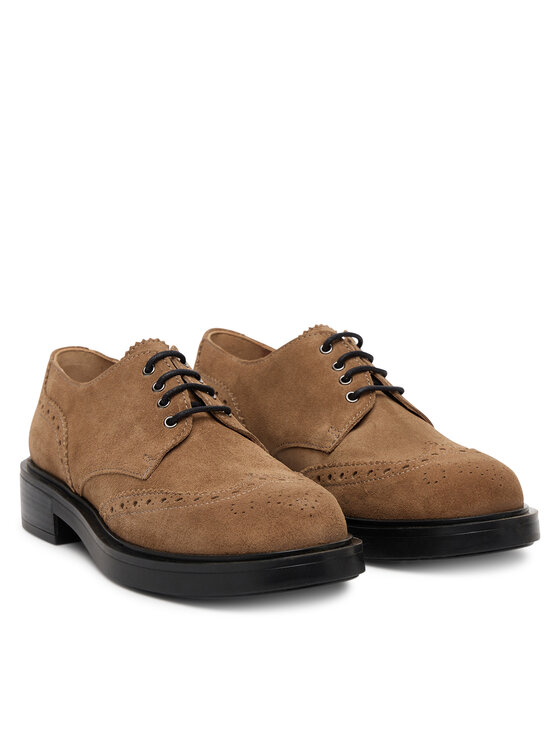 Pollini Oxfordy Pollini SA10273G1NTF0135 Hnědá