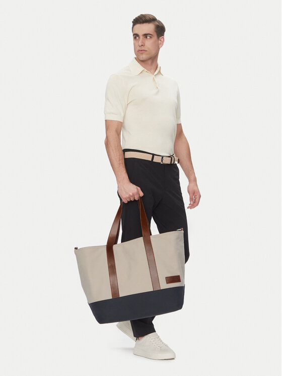 Tommy Hilfiger Torbica Tommy Hilfiger Th Casual Tote AM0AM13368 Bež