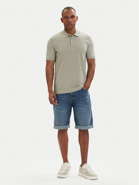 HUGO HUGO Polo Donos222 50466182 Verde claro Regular Fit