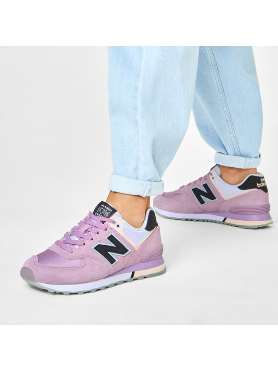 New Balance Sneakersy New Balance WL574SAW Fialová