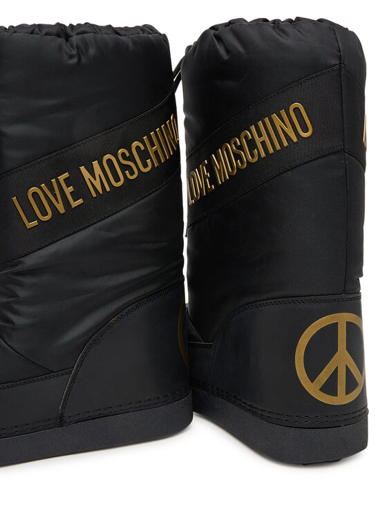 LOVE MOSCHINO Апрески LOVE MOSCHINO JA24032G0NISY000 Черен