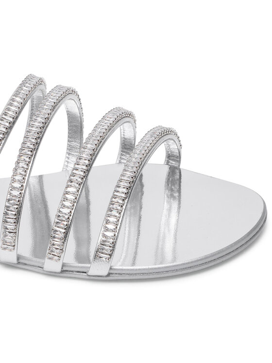 Giuseppe Zanotti Šľapky Giuseppe Zanotti E200003 Strieborná