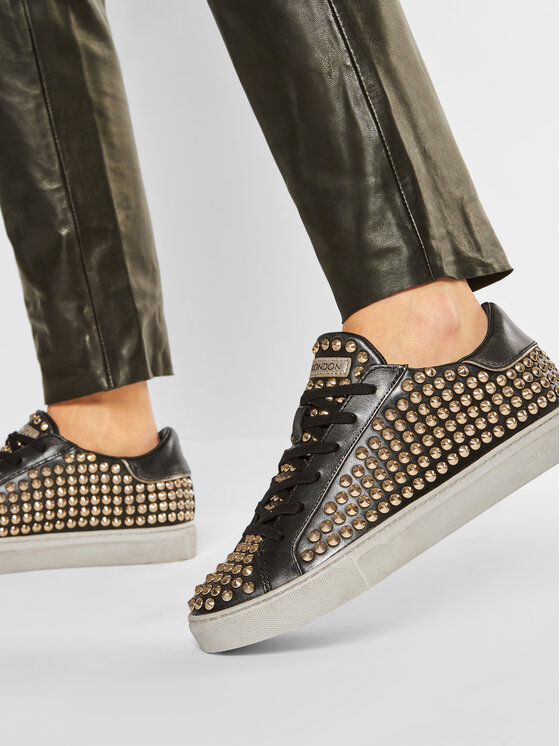 Sneakers Crime London Low Top Essential 25611AA3.20 Negru