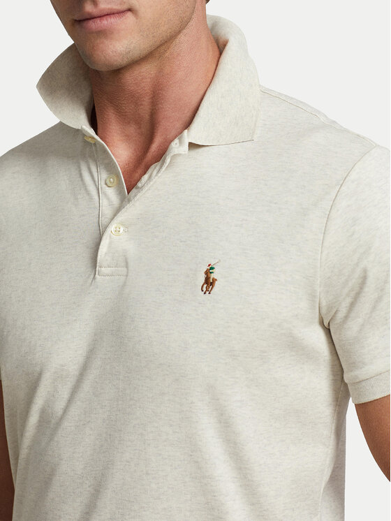 Polo Ralph Lauren Polo Ralph Lauren Polo 710713130002 Écru Custom Slim Fit