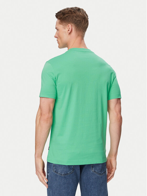 BOSS BOSS Camiseta Thompson 01 50468347 Verde Regular Fit