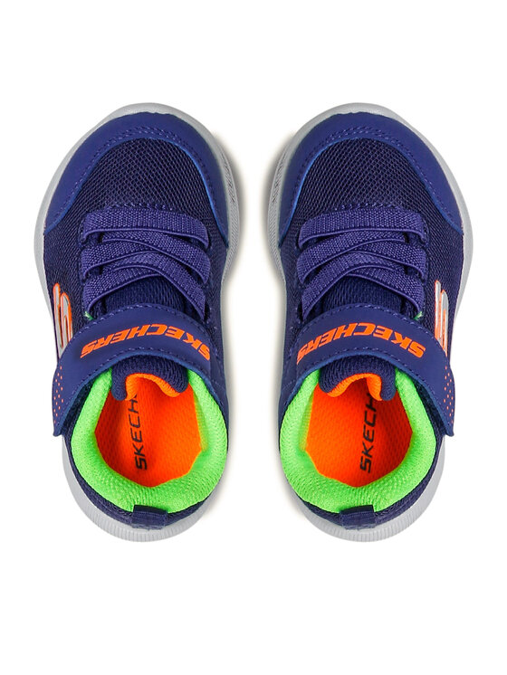 Skechers Sneakersy Skechers Mini Wanderer 407300N/NVLM Tmavomodrá