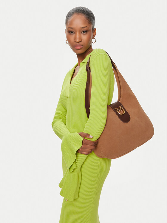 PINKO Soma Pinko Hobo Mini PE 24 PLTT 103275 A0YG Brūns