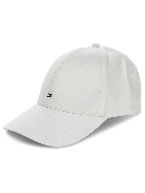 Tommy Hilfiger Cepure ar nagu Tommy Hilfiger Classic Bb Cap E367895041 Balts