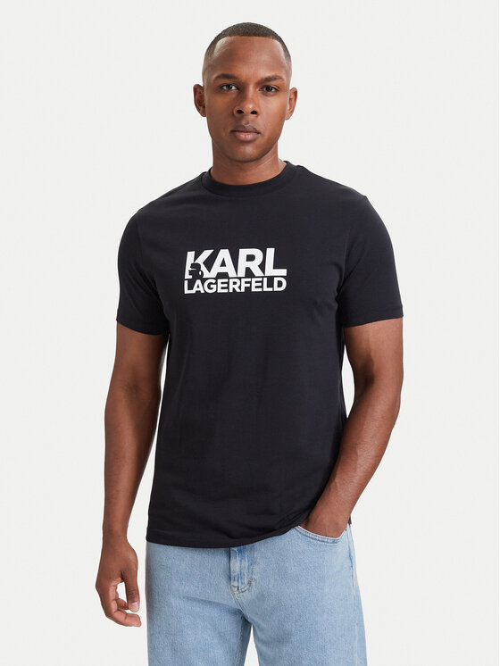 KARL LAGERFELD KARL LAGERFELD Camiseta 755780 564235 Azul marino Regular Fit