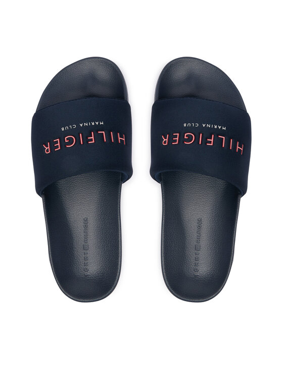 Tommy Hilfiger Παντόφλες Tommy Hilfiger Hilifger Neoprene Pool Slide FM0FM05898 Σκούρο μπλε