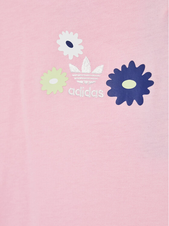 adidas adidas Набір футболка та шорти Flower Print HC1949 Рожевий Regular Fit
