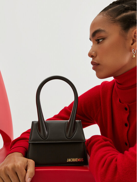 JACQUEMUS Kabelka JACQUEMUS Le Chiquito Moyen 213BA002-3000 Čierna