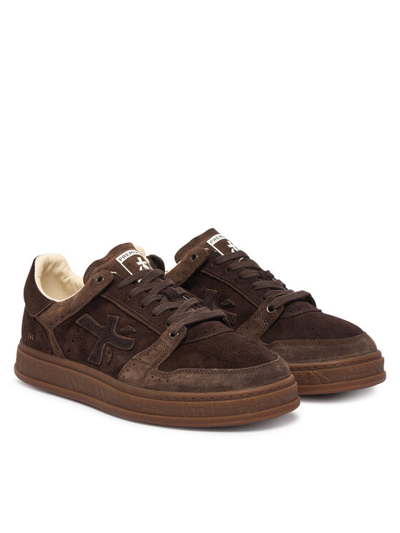Premiata Sneakersy Premiata Quinn Var 8648 Brązowy ciemny