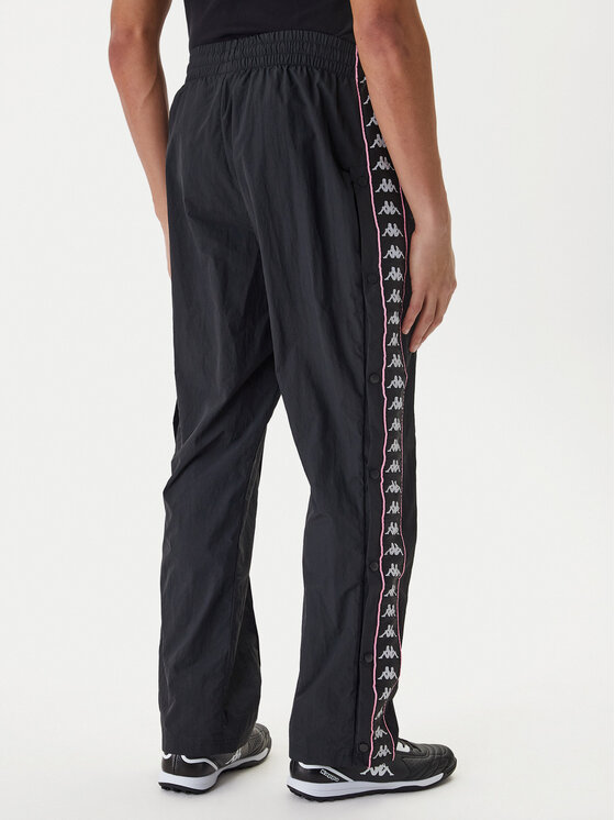 Kappa Kappa Spodnji del trenirke 361W7JW Črna Comfort Fit
