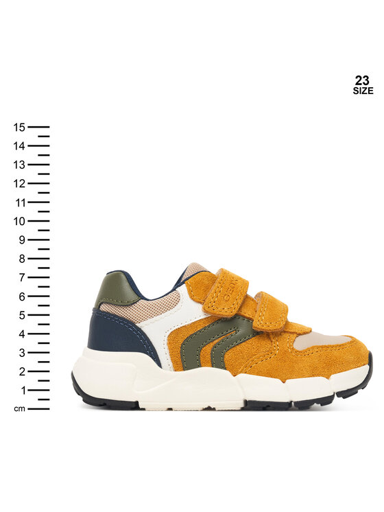 Geox Sneakersy Geox B Flexyper Mini Boy B656GC 05422 C2023 M Żółty
