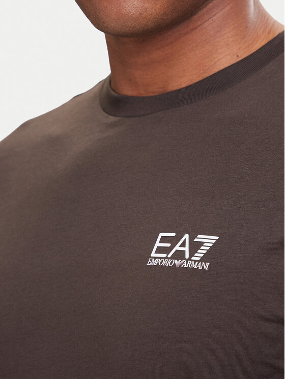 EA7 Emporio Armani EA7 Emporio Armani Camiseta 8NPT25 PJVPZ U6027 Marrón Regular Fit