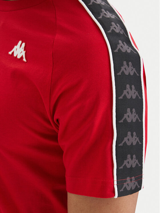 Kappa Kappa Camiseta Banda Coen 303UV10 Rojo Slim Fit