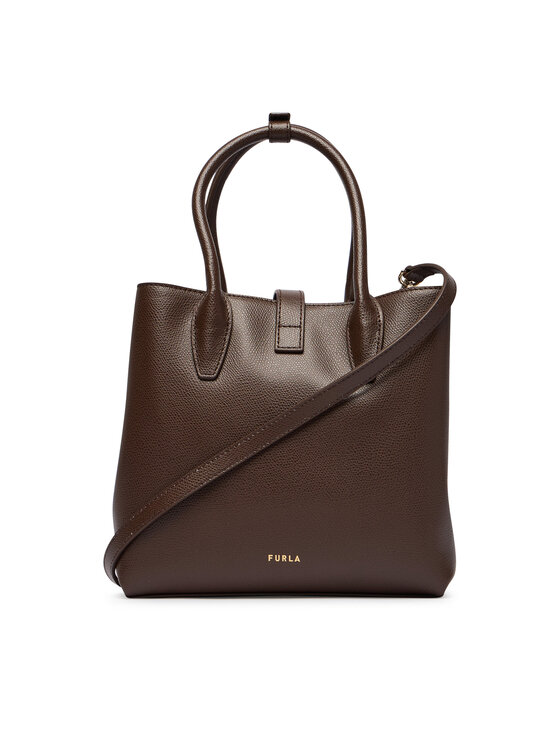 Furla Ročna torba Furla Goccia S WB01949 ARE000 4284S Temno rjava