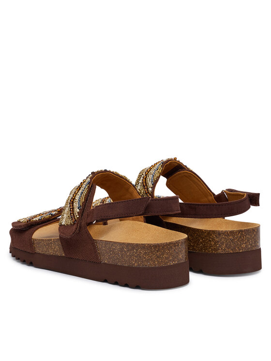 Scholl Босоніжки Scholl Zafirah 2.0 B/S Med. MF00653 Коричневий