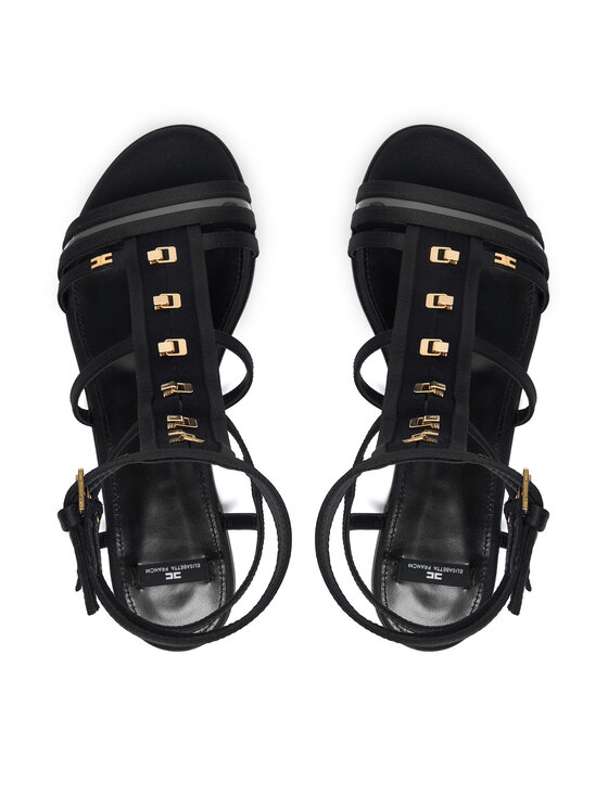Elisabetta Franchi Босоніжки Elisabetta Franchi SA-93L-62E2-V500 Чорний