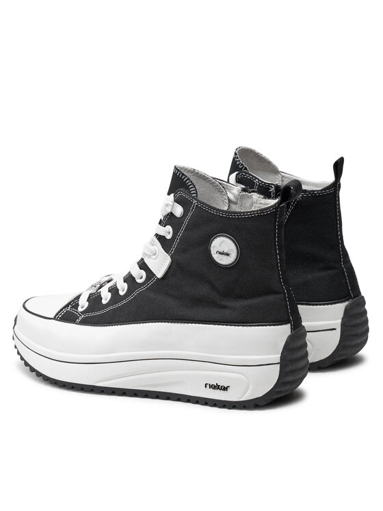 Rieker Sneakersy Rieker 90010-00 Černá