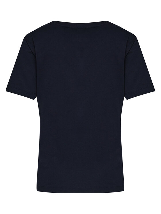Gant Gant Majica Shield 4200750 Mornarsko modra Regular Fit