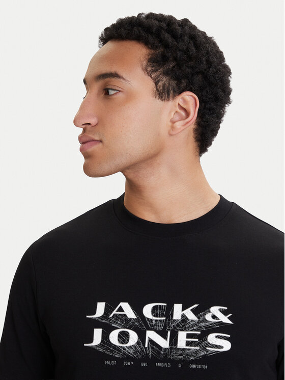 Jack & Jones Jack & Jones Camiseta Fusion 12289880 Negro Regular Fit