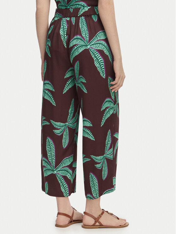 LOLA CASADEMUNT LOLA CASADEMUNT Pantalones de tela LS2614055 Marrón Relaxed Fit