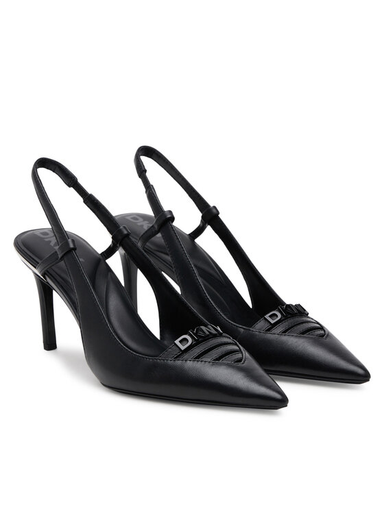 DKNY Pantofi cu toc subțire DKNY K1500466 Negru