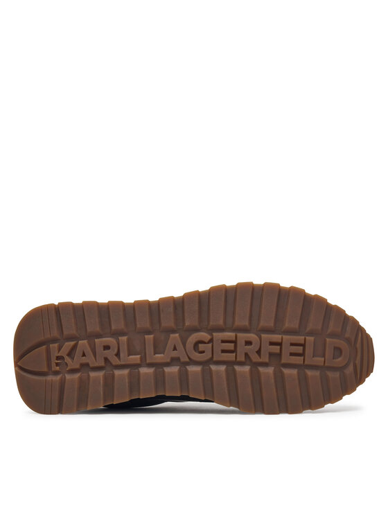 KARL LAGERFELD Sneakersy KARL LAGERFELD Kairo KL51117 Tmavo hnedá