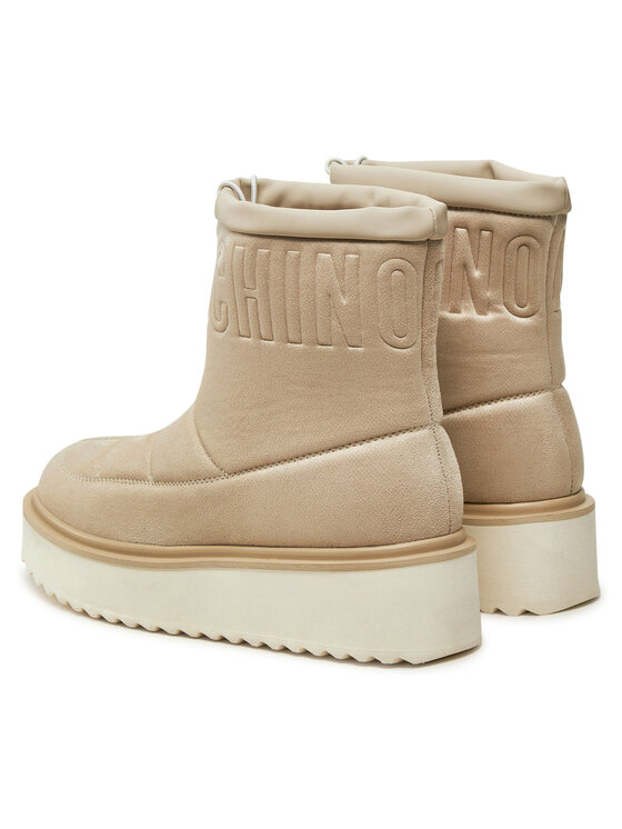 LOVE MOSCHINO Botki LOVE MOSCHINO JA24266I0LJAW026 Beżowy