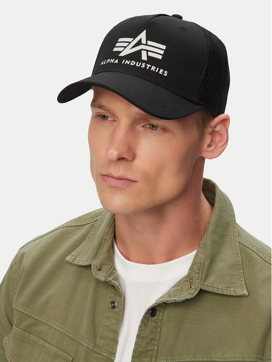 Alpha Industries Gorra con visera Alpha Industries Basic Trucker Cap 186902 Negro